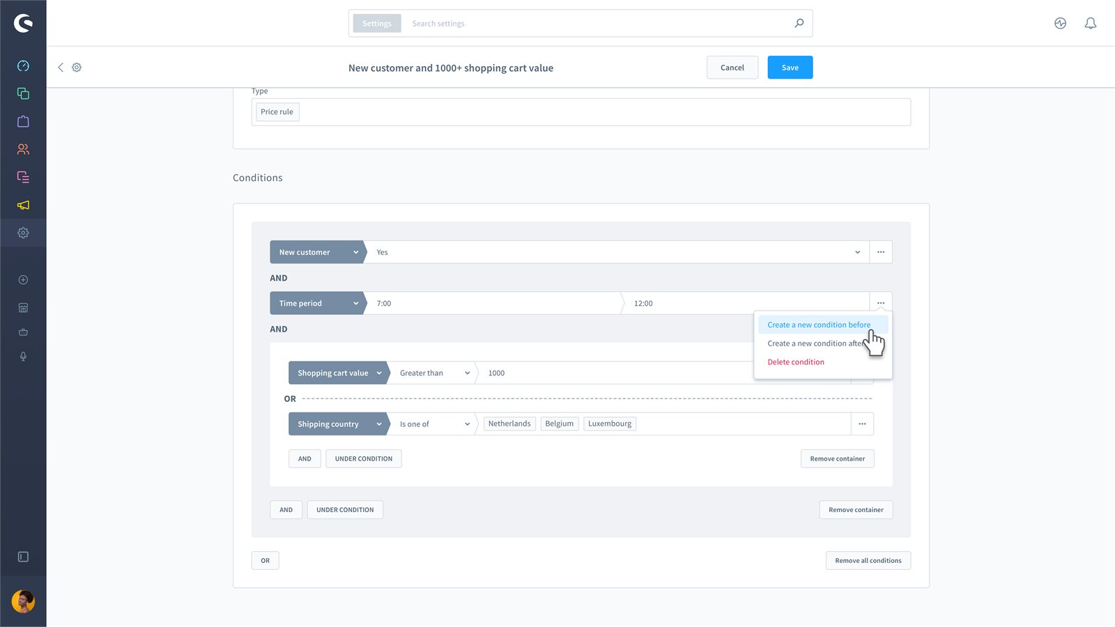 Shopware Rule Builder